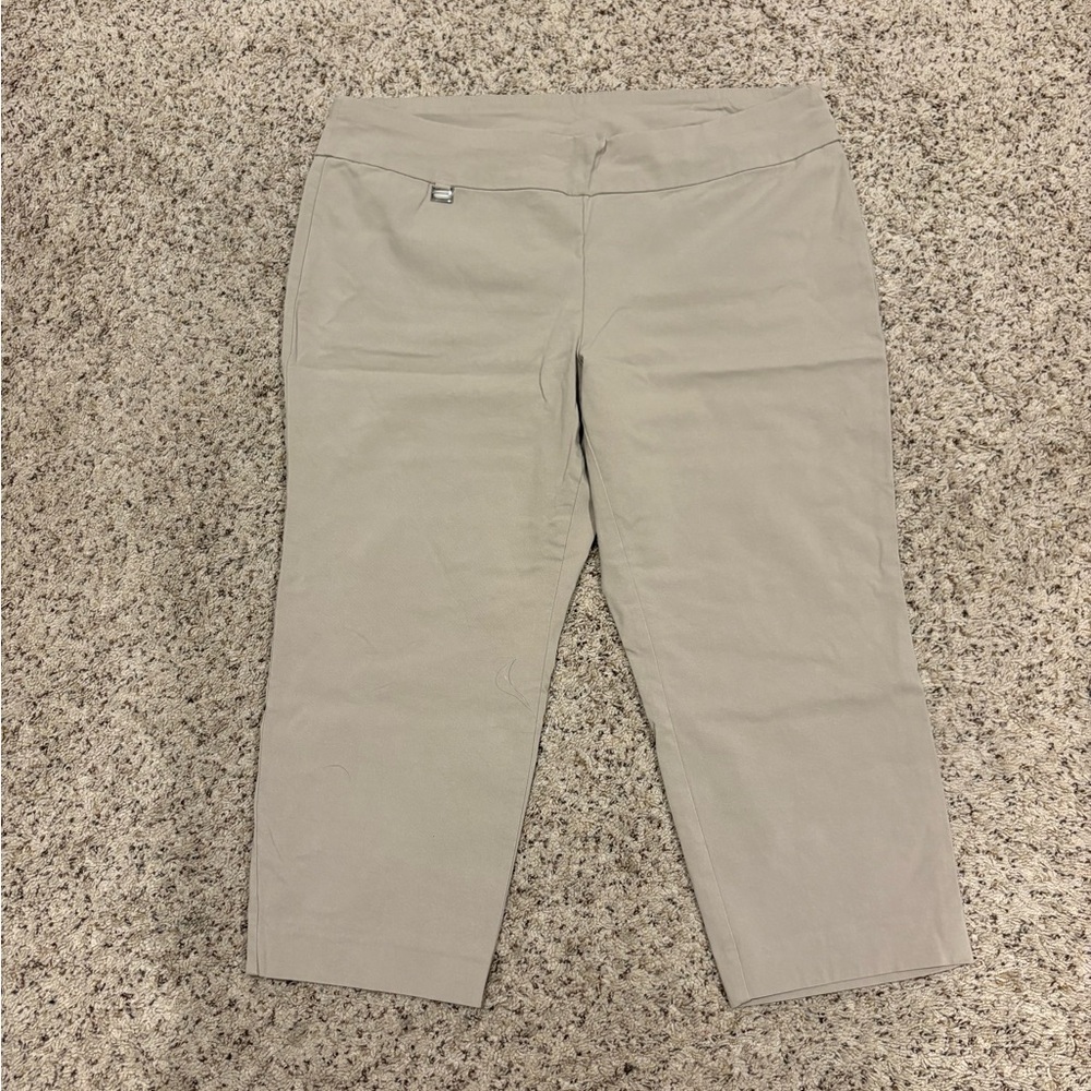 Alfani Light Beige Crop Pants